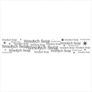 Stempel gumowy Crafty Moly Wesołych Świąt Border 1